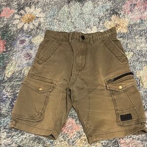 Men's Olive Cargo Shorts